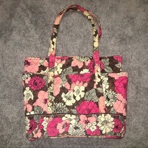 Vera Bradley Tote Bag | Mocha Rouge